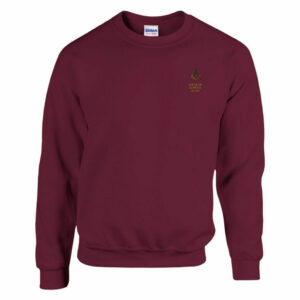 custom sweatshirt maroon
