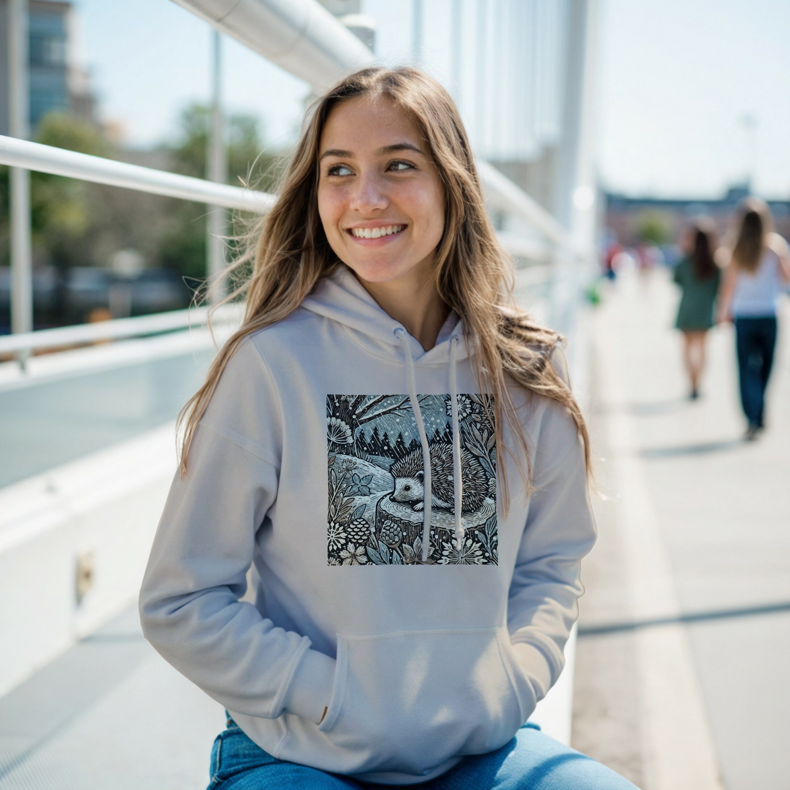 Winter Hedgehog Hoodie VIEW COLOUR OPTIONS