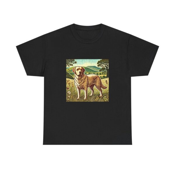 Labrador Retriever T-Shirt: Furry Friends Collection Lab Dog Parents Heavy Cotton Tee