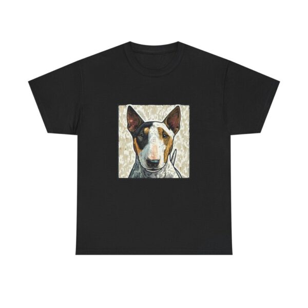 Miniature Bull Terrier T-Shirt: Furry Friends Collection Dog Parents Heavy Cotton Tee