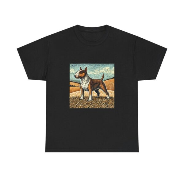 13898313444344833114_2048.jpeg Bull Terrier T-Shirt: Bull Terrier Dog Furry Friend Heavy Cotton Tee
