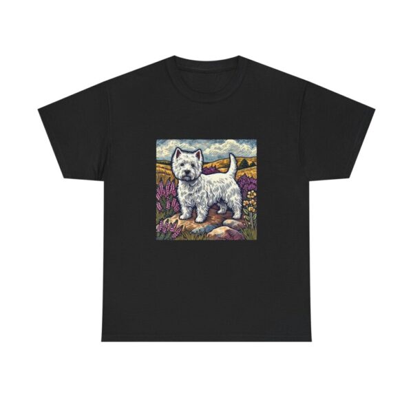 West Highland White Terrier T-Shirt: Furry Friends Collection Westie Dog Parents Heavy Cotton Tee
