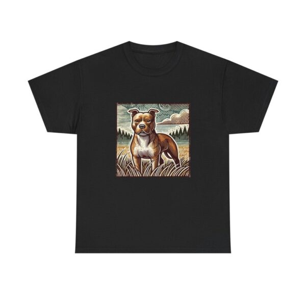 14560006502252301934_2048.jpeg American Pit Bull Terrier T-Shirt: Furry Friends Collection Heavy Cotton Tee