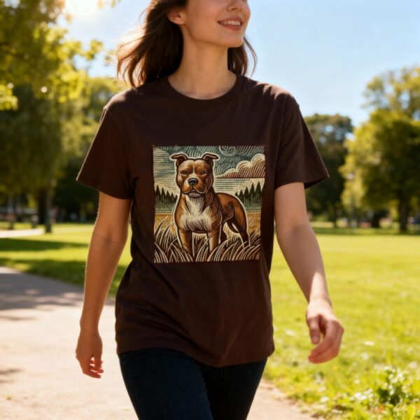 20251126185703-1f0caf9b-26e0-69e2-a920-5e2b960cee43.jpg American Pit Bull Terrier T-Shirt: Furry Friends Collection Heavy Cotton Tee