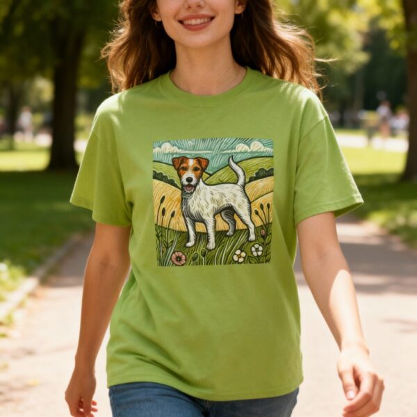 Jack Russell Terrier T-Shirt: Furry Friends Collection Dog Parents Heavy Cotton Tee