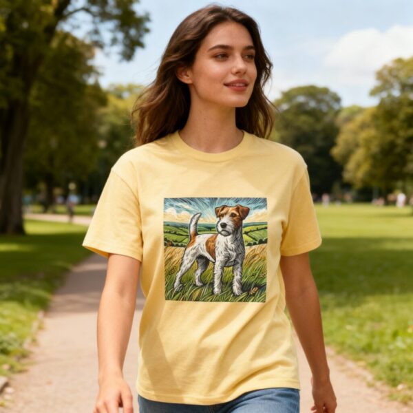 Parson Russell Terrier T-Shirt: Furry Friends Collection Dog Parents Heavy Cotton Tee
