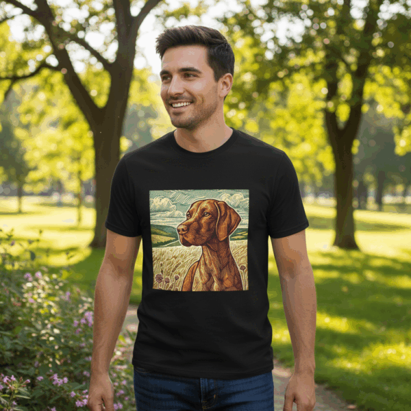 Vizsla T-Shirt: Furry Friends Collection Dog Parents Heavy Cotton Tee