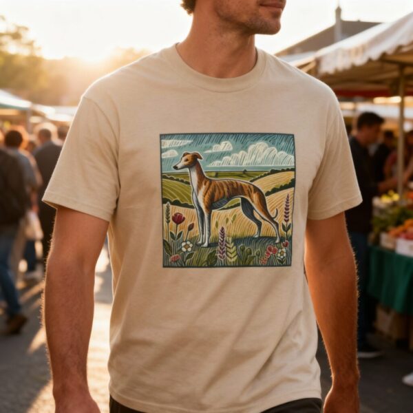 Whippet T-Shirt: Furry Friends Collection Westie Dog Parents Heavy Cotton Tee