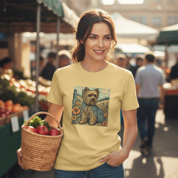 Yorkshire Terrier T-shirt: Furry Friends Collection Yorkie Dog Parents Heavy Cotton Tee