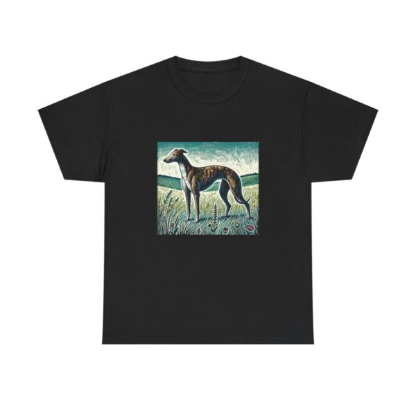 7239994468673262438_2048.jpeg Greyhound T-Shirt: Furry Friends Collection Dog Parents Heavy Cotton Tee