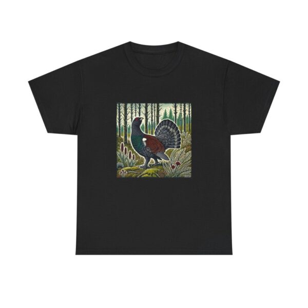 14520233173191105445_2048.jpeg Capercaillie T-Shirt Scottish Woodland Grouse Wildlife Illustration Rare Forest Bird Nature Tee Birdwatcher Gift Wild Bird Series