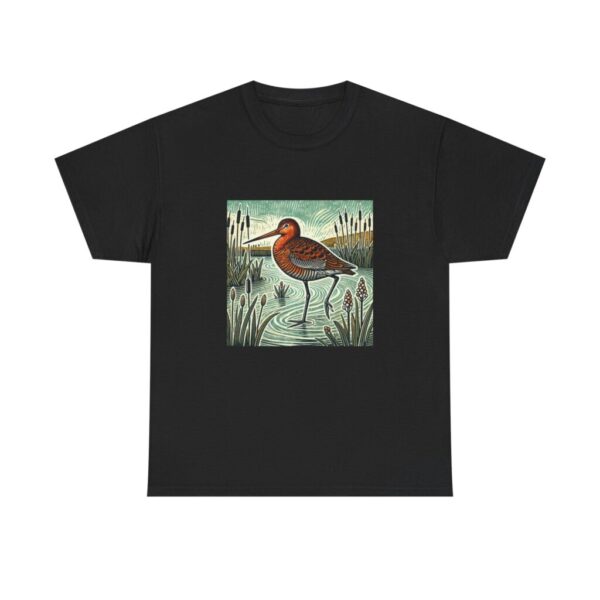 4688519360672707196_2048.jpeg Black-tailed Godwit T-Shirt British Wader Wildlife Illustration, Wetland Shorebird Nature Tee, Birdwatcher Gift Wild Bird Series