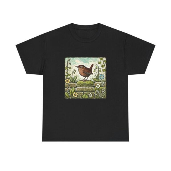 608105042123042211_2048.jpeg Wren T-Shirt Tiny Garden Songbird Wildlife Illustration British Hedge Bird Nature Tee Bird Lover Gift Wild Bird Series