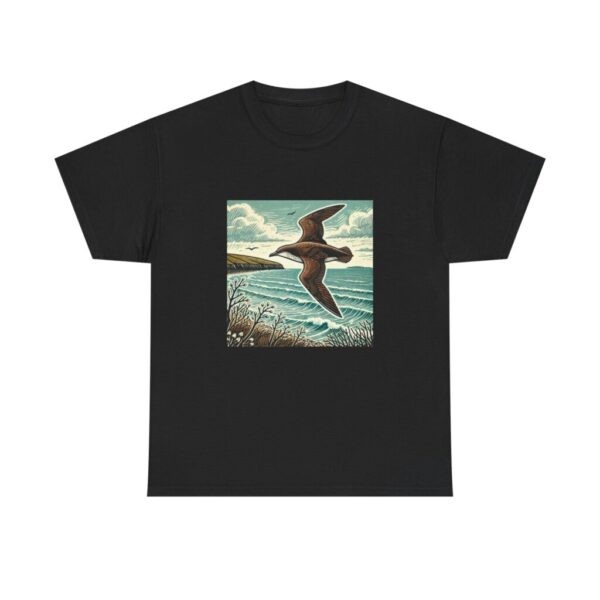 Balearic Shearwater T-Shirt Seabird Wildlife Illustration, Ocean Bird Nature Tee, Birdwatcher Gift Wild Bird Series