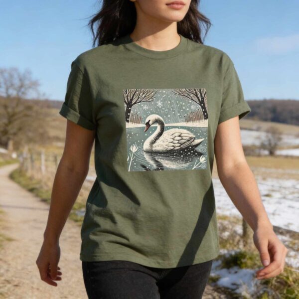 Seren the Swan - Heavy Cotton Tee