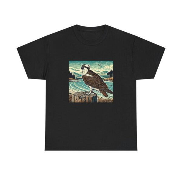 16763353545611684880_2048.jpeg Osprey T-Shirt Fishing Bird Wildlife Illustration Scottish Highlands Nature Tee Birdwatching Gift UK Bird of Prey Shirt