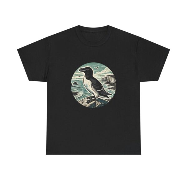 468811381229639311_2048.jpeg Razorbill T-Shirt Seabird Wildlife Illustration Coastal Bird Nature Tee Birdwatching Gift UK Sea Cliff Bird Shirt